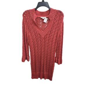Very Good Red L/XL Simply Noelle Sweater Dress